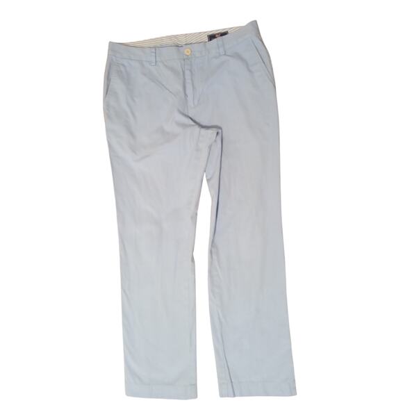 Vineyard Vines by Shep & Ian club pants 34 x 30 100% Cotton Baby Blue rare color - Picture 1 of 6